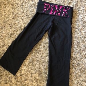 Victoria secret flare Capri leggings